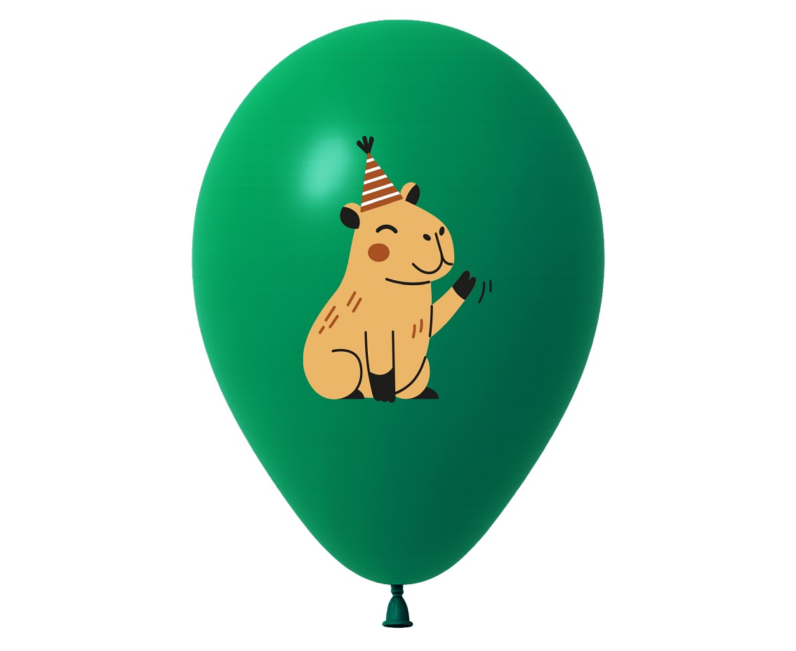 Balony Kapibara, 12", 5 szt.